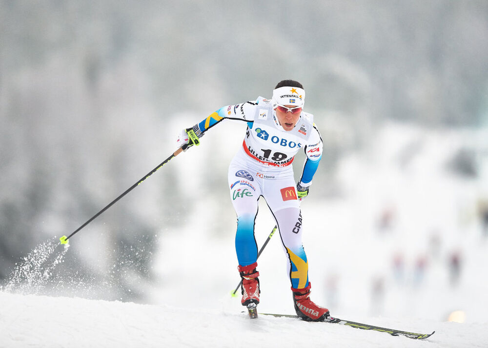 05.12.2014, Lillehammer, Norway (NOR): Charlotte Kalla (SWE)- FIS world cup cross-country, individual sprint, Lillehammer (NOR). www.nordicfocus.com. © Felgenhauer/NordicFocus. Every downloaded picture is fee-liable.