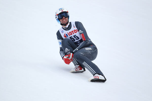15.01.2015, Wisla, Poland (POL): Anders Bardal (NOR), Fischer- FIS world cup ski jumping, individual HS134, Wisla (POL). www.nordicfocus.com. © Domanski/NordicFocus. Every downloaded picture is fee-liable. NordicFocus