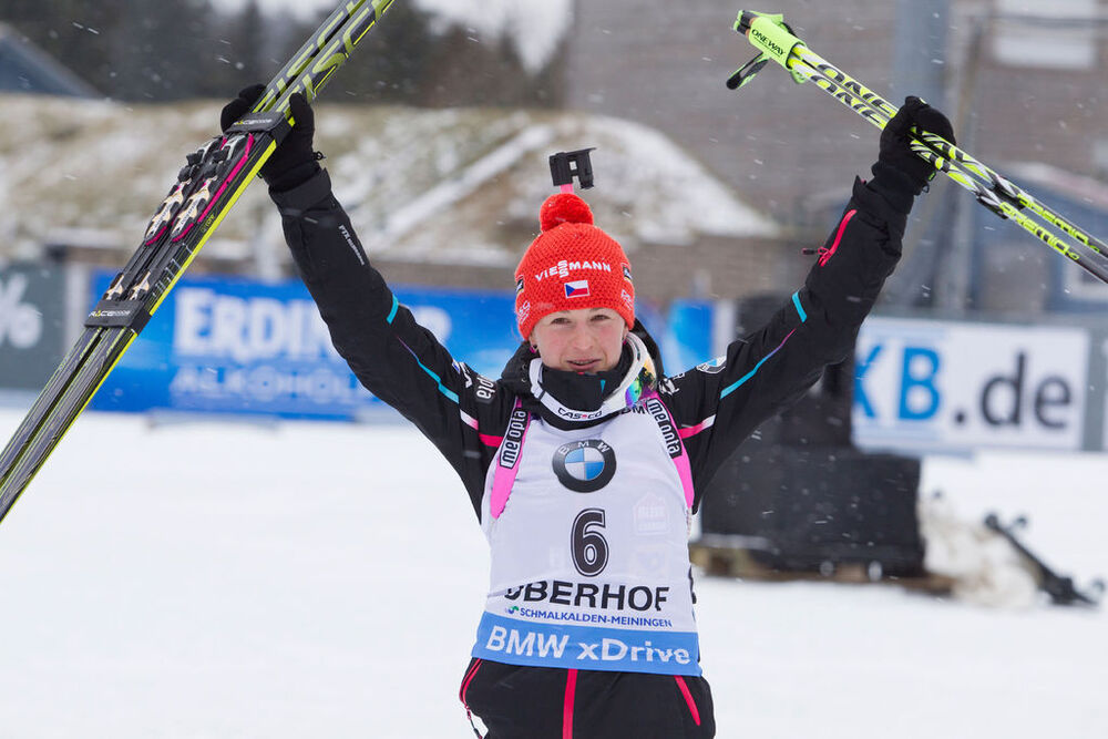 11.01.2015, Oberhof, Germany (GER): Veronika Vitkova (CZE)- IBU world cup biathlon, mass women, Oberhof (GER). www.nordicfocus.com. © Manzoni/NordicFocus. Every downloaded picture is fee-liable.