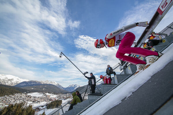 16.01.2015, Seefeld, Austria (AUT): FRENZEL Eric (GER) - FIS world cup nordic combined, individual gundersen HS109/5km, Seefeld (AUT). www.nordicfocus.com. © Modica/NordicFocus. Every downloaded picture is fee-liable. NordicFocus