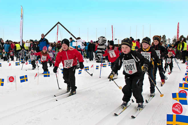 ATT SATSA på längdåkning på skidor har blivit svindyrt. Här en illustrationsbild från Barnens Skidspel i Falun.