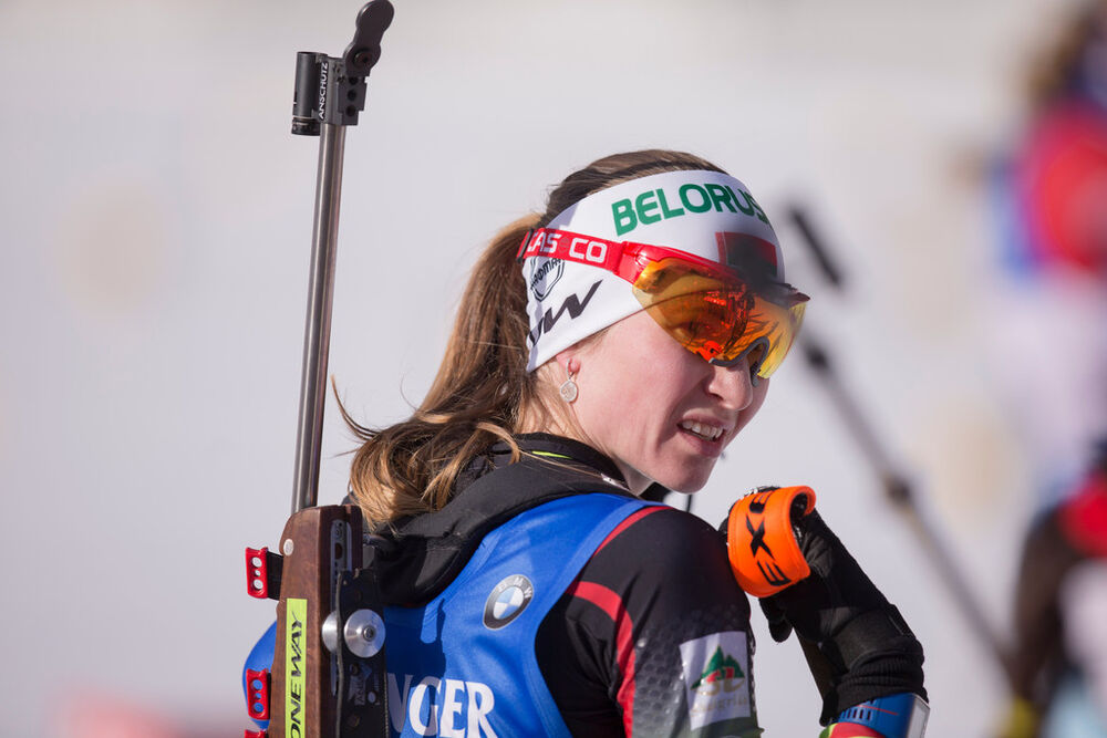 23.01.2015, Antholz, Italy (ITA): Darya Domracheva (BLR)- IBU world cup biathlon, sprint women, Antholz (ITA). www.nordicfocus.com. © Manzoni/NordicFocus. Every downloaded picture is fee-liable. NordicFocus 23.01.2015, Antholz, Italy (ITA): Darya Domracheva (BLR)- IBU world cup biathlon, sprint women, Antholz (ITA). www.nordicfocus.com. © Manzoni/NordicFocus. Every downloaded picture is fee-liable.