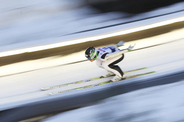 17.01.2015, Zakopane, Poland (POL): Peter Prevc (SLO), Elan- FIS world cup ski jumping, team HS134, training, Zakopane (POL). www.nordicfocus.com. © Domanski/NordicFocus. Every downloaded picture is fee-liable. NordicFocus