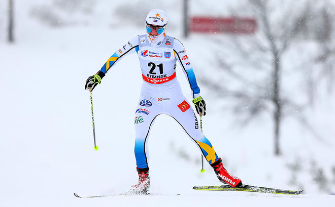 DEN TIDIGARE världsmästaren i skidorientering Helene Söderlund jagar världscuppoäng i Rybinsk. Här från fredagens kylslagna millopp. Foto: NORDIC FOCUS