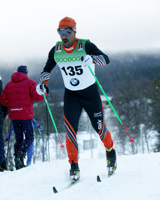 ADAM STEEN, Falun-Borlänge SK vann Bergebo Ski Marathon i Borlänge - precis som han gjorde i 2013. Foto/rights: MARCELA HAVLOVA/sweski.com
