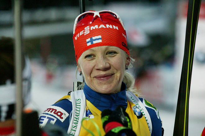 FINLANDS SKIDSKYTTE-STJÄRNA Kaisa Mäkäräinen kommer inte att åka längd-VM i Falun. Hon förbereder sig för skidskytte-VM på hemmaplan i Kontiolahti. Foto/rights: MARCELA HAVLOVA/sweski.com