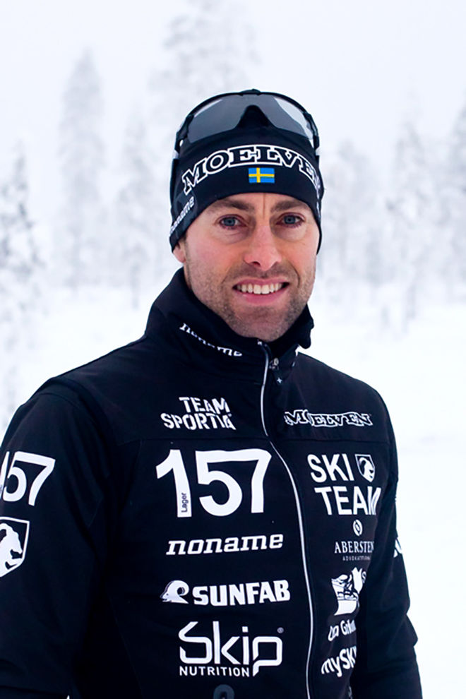JÖRGEN BRINK hade inga som helst problem med att vinna Orsa Grönklitt Ski Marathon i överlägsen stil. Foto: LAGER 157 SKI TEAM