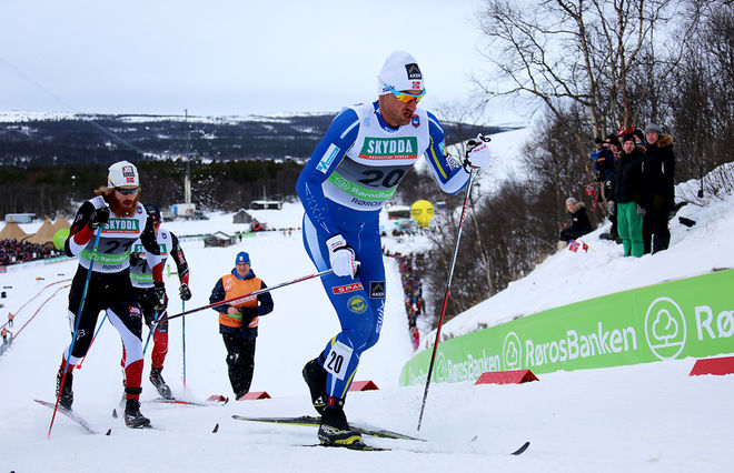 PETTER NORTHUG JR tvingades till start för att kvala in till VM-sprinten i Falun. Men han imponerade inte och var sist i finalen. Foto/rights: MARCELA HAVLOVA/sweski.com