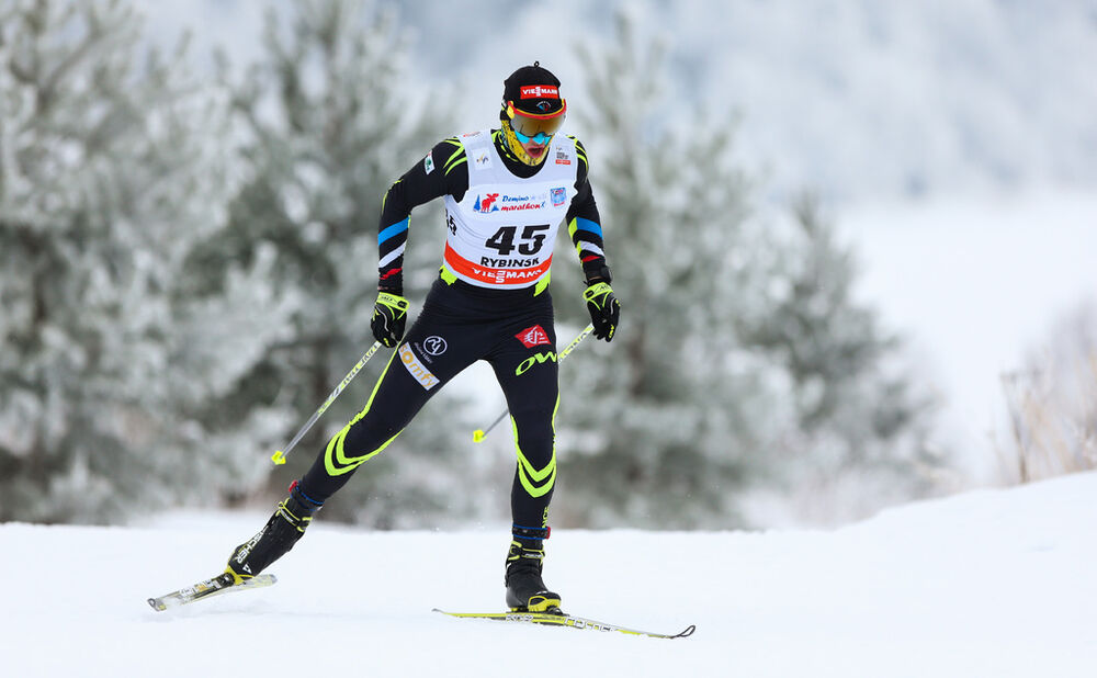 23.01.2015, Rybinsk, Russia (RUS): Adrien Backscheider (FRA), Fischer, One Way- FIS world cup cross-country, 15km men, Rybinsk (RUS). www.nordicfocus.com. © Laiho/NordicFocus. Every downloaded picture is fee-liable.