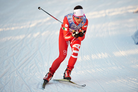 06.12.2014, Lillehammer, Norway (NOR): Francesca Baudin (ITA)- FIS world cup cross-country, 5km women, Lillehammer (NOR). www.nordicfocus.com. © Felgenhauer/NordicFocus. Every downloaded picture is fee-liable. NordicFocus 06.12.2014, Lillehammer, Norway (NOR): Francesca Baudin (ITA)- FIS world cup cross-country, 5km women, Lillehammer (NOR). www.nordicfocus.com. © Felgenhauer/NordicFocus. Every downloaded picture is fee-liable.