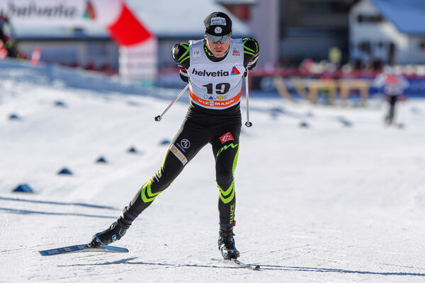 20.12.2014, Davos, Switzerland (SUI): Maurice Manificat (FRA), Salomon, Swix, One Way- FIS world cup cross-country, 15km men, Davos (SUI). www.nordicfocus.com. © Laiho/NordicFocus. Every downloaded picture is fee-liable. NordicFocus
