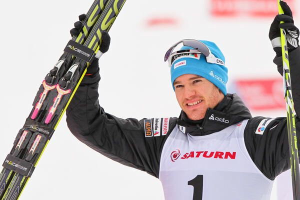 25.01.2015, Rybinsk, Russia (RUS): Dario Cologna (SUI), Fischer, One Way, Rottefella, Odlo- FIS world cup cross-country, skiathlon men, Rybinsk (RUS). www.nordicfocus.com. © Laiho/NordicFocus. Every downloaded picture is fee-liable. NordicFocus