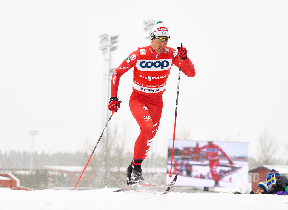14.02.2015, Oestersund, Sweden (SWE): Federico Pellegrino (ITA)- FIS world cup cross-country, individual sprint, Oestersund (SWE). www.nordicfocus.com. © Felgenhauer/NordicFocus. Every downloaded picture is fee-liable.
