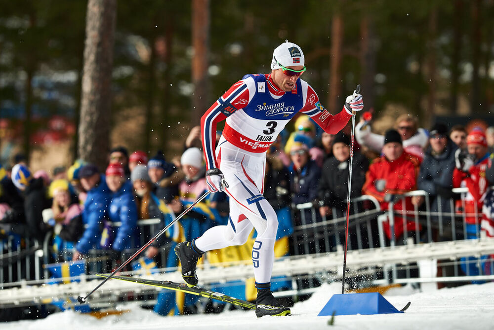19.02.2015, Falun, Sweden (SWE): Petter Northug (NOR)- FIS nordic world ski championships, cross-country, individual sprint, Falun (SWE). www.nordicfocus.com. © NordicFocus. Every downloaded picture is fee-liable.