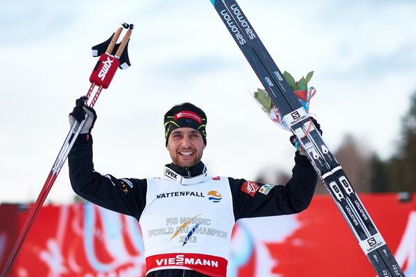 20.02.2015, Falun, Sweden (SWE): Jason Lamy Chappuis (FRA)- FIS nordic world ski championships, nordic combined, individual gundersen HS100/10km, Falun (SWE). www.nordicfocus.com. Â© NordicFocus. Every downloaded picture is fee-liable. NordicFocus