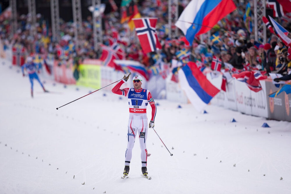 22.02.2015, Falun, Sweden (SWE): Petter Northug (NOR)- FIS nordic world ski championships, cross-country, team sprint, Falun (SWE). www.nordicfocus.com. © NordicFocus. Every downloaded picture is fee-liable.