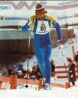 THOMAS WASSBERG hade stora framgångar i Holmenkollen med bl.a. VM-guldet på 50 km 1982. Foto: THORD ERIC NILSSON (arkiv)