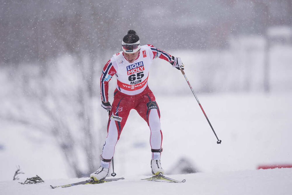 24.02.2015, Falun, Sweden (SWE): Marit Bjoergen (NOR)- FIS nordic world ski championships, cross-country, 10km women, Falun (SWE). www.nordicfocus.com. © NordicFocus. Every downloaded picture is fee-liable.