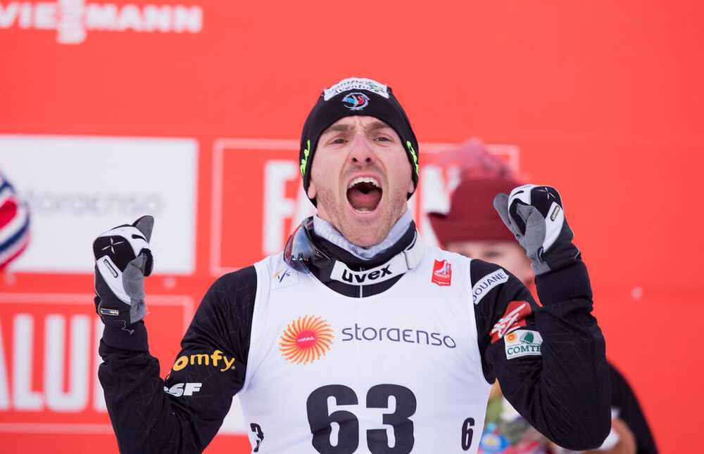 25.02.2015, Falun, Sweden (SWE): Maurice Manificat (FRA)- FIS nordic world ski championships, cross-country, 15km men, Falun (SWE). www.nordicfocus.com. © NordicFocus. Every downloaded picture is fee-liable.