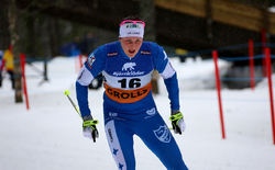 LINN SÖMSKAR, IFK Umeå gjorde ett fint lopp och var precis utanför pallen på damernas tremil. Foto/rights: KJELL-ERIK KRISTIANSEN/sweski.com