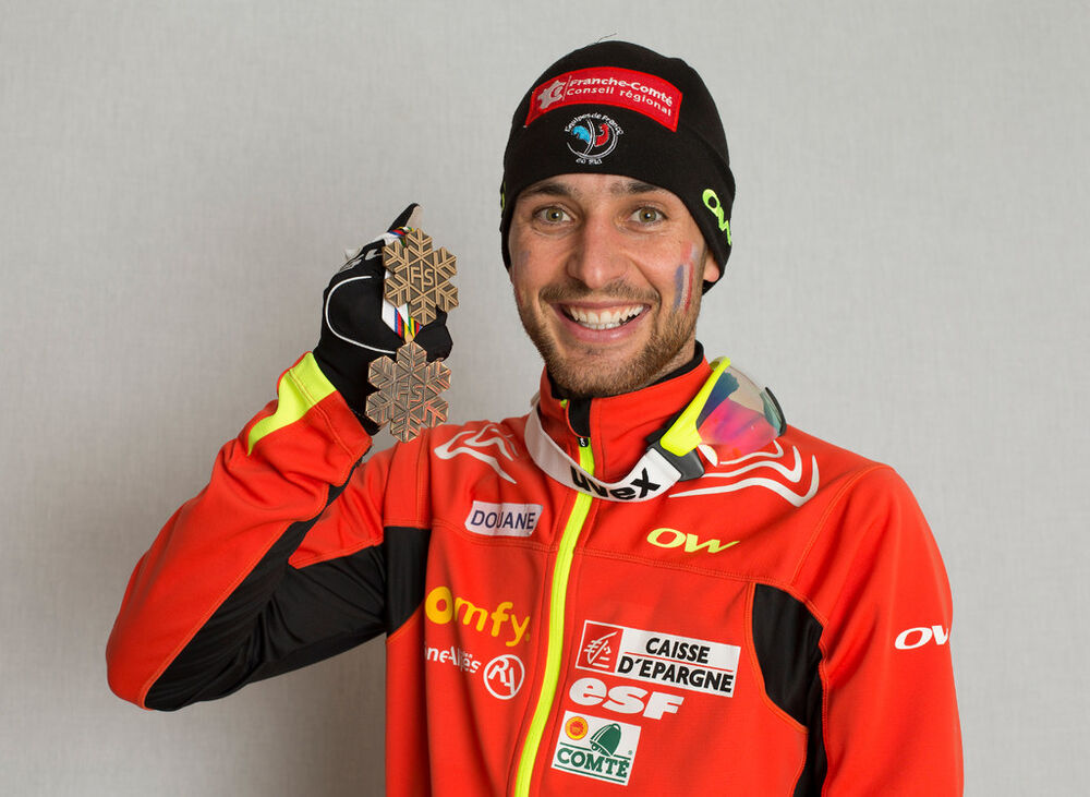 22.02.2015, Falun, Sweden (SWE): Jason Lamy Chappuis (FRA)- FIS nordic world ski championships, nordic combined, medals, Falun (SWE). www.nordicfocus.com. © NordicFocus. Every downloaded picture is fee-liable.
