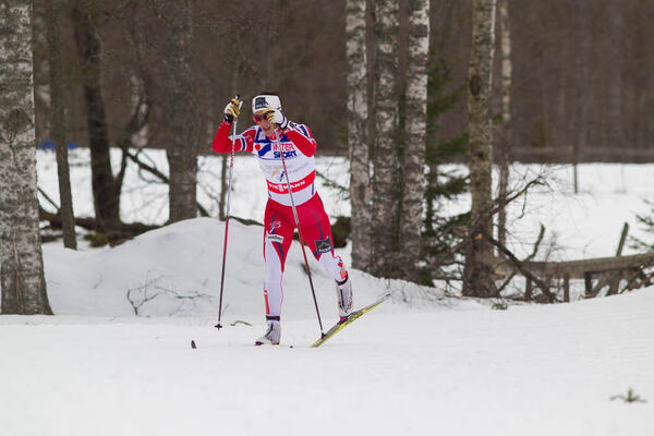 28.02.2015, Falun, Sweden (SWE): Marit Bjoergen (NOR)- FIS nordic world ski championships, cross-country, 30km women, Falun (SWE). www.nordicfocus.com. © NordicFocus. Every downloaded picture is fee-liable. NordicFocus