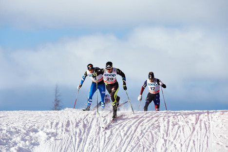 14.02.2015, Oestersund, Sweden (SWE): Toni Ketelae (FIN), Richard Jouve (FRA), Simeon Hamilton (USA), (l-r) - FIS world cup cross-country, individual sprint, Oestersund (SWE). www.nordicfocus.com. © Felgenhauer/NordicFocus. Every downloaded picture is f NordicFocus 14.02.2015, Oestersund, Sweden (SWE): Toni Ketelae (FIN), Richard Jouve (FRA), Simeon Hamilton (USA), (l-r) - FIS world cup cross-country, individual sprint, Oestersund (SWE). www.nordicfocus.com. © Felgenhauer/NordicFocus. Every downloaded picture is f