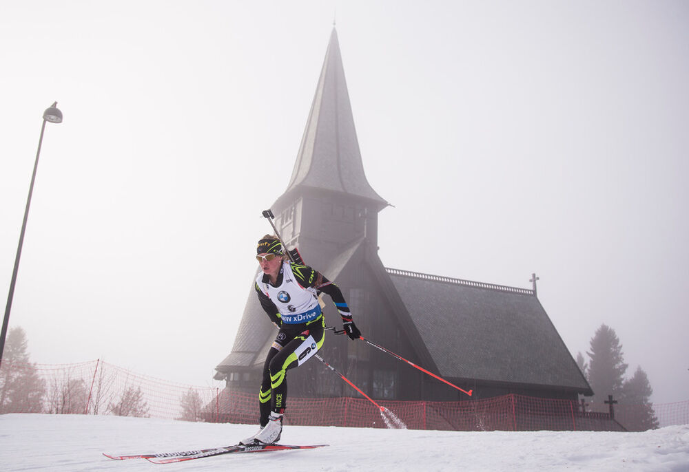 12.02.2015, Oslo, Norway (NOR): Marie Dorin (FRA)- IBU world cup biathlon Holmenkollen, individual women, Oslo (NOR). www.nordicfocus.com. © Manzoni/NordicFocus. Every downloaded picture is fee-liable.