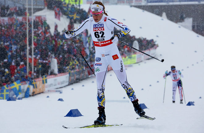 JENNIE ÖBERG vann världscupsprinten i ryska Rybinsk. I VM fick hon endast åka 10 km fristil (bilden), men i Lahti kör Jennie åter igen sprint. Foto/rights: MARCELA HAVLOVA/sweski.com