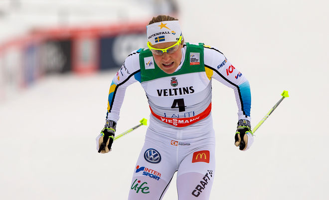 HANNA FALK vann kvalet och var ensam svensk om att ta sig till finalen i Lahti. Foto: NORDIC FOCUS