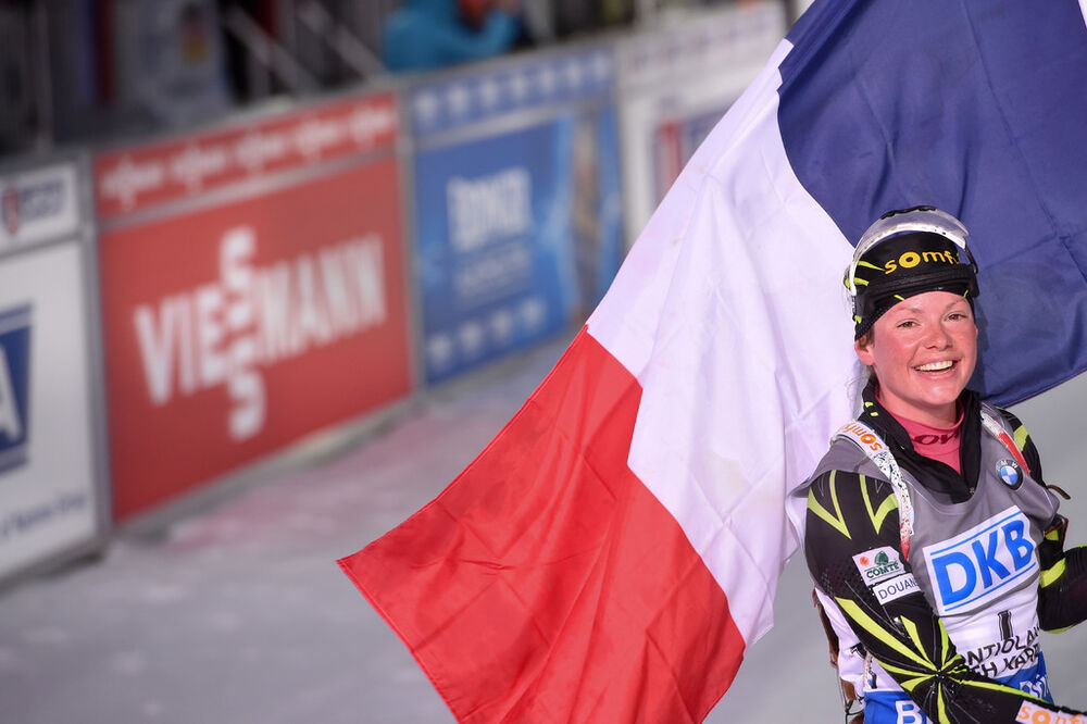 08.03.2015, Kontiolahti, Finland (FIN): Marie DORIN HABERT (FRA),  - IBU world championships biathlon, pursuit women, Kontiolahti (FIN). www.nordicfocus.com. © Evgeny Tumashov/ NordicFocus. Every downloaded picture is fee-liable.