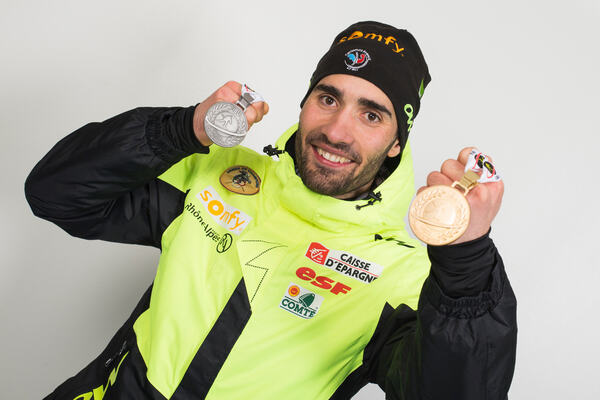 12.03.2015, Kontiolahti, Finland (FIN): Martin Fourcade (FRA)- IBU world championships biathlon, medals, Kontiolahti (FIN). www.nordicfocus.com. © NordicFocus. Every downloaded picture is fee-liable. NordicFocus