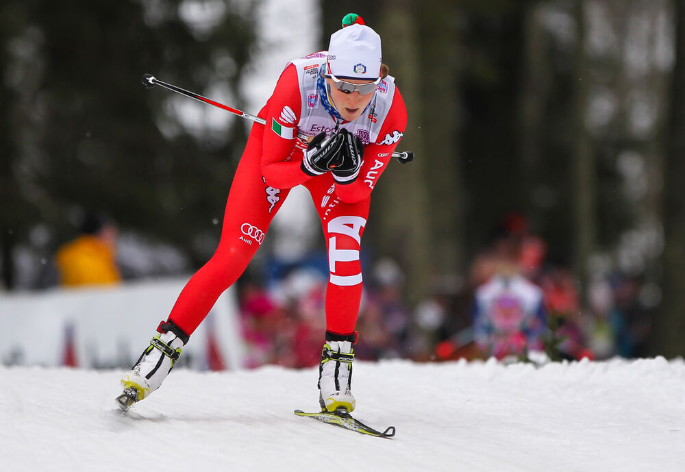 18.01.2015, Otepaeae, Estland (EST): Lucia Scardoni (ITA), Fischer, Swix - FIS world cup cross-country, team sprint, Otepaeae (EST). www.nordicfocus.com. © Laiho/NordicFocus. Every downloaded picture is fee-liable.
