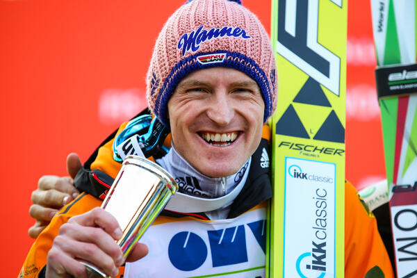 15.03.2015, Oslo, Norway (NOR): Severin Freund (GER), Fischer- FIS world cup ski jumping, individual HS134, Oslo (NOR). www.nordicfocus.com. © Laiho/NordicFocus. Every downloaded picture is fee-liable. NordicFocus