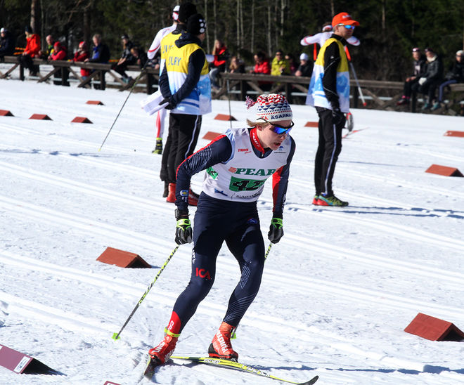 EDVARD SUNDMAN förde på andra sträckan fram Åsarna till tredje plats. Foto: THORD ERIC NILSSON