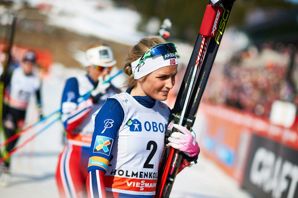 15.03.2015, Oslo, Norway (NOR): Therese Johaug (NOR)- FIS world cup cross-country, mass women, Oslo (NOR). www.nordicfocus.com. © Felgenhauer/NordicFocus. Every downloaded picture is fee-liable.