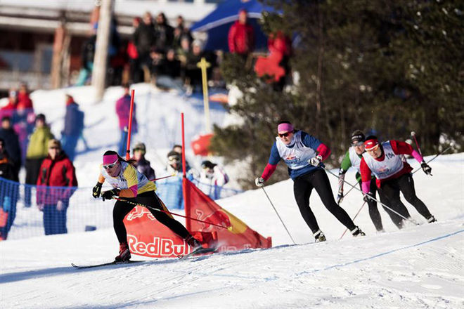 DAMKLASSEN vanns av tjeckiskan Lída Horká, Ellen Sarenmark kom trea. Foto: JAANUS REE/Red Bull Contentpool.