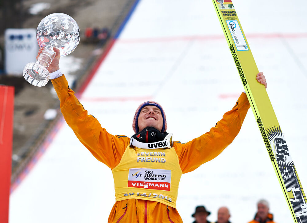 22.03.2015, Planica, Slovenia (SLO): Severin Freund (GER)- FIS world cup ski jumping, cups, Planica (SLO). www.nordicfocus.com. © Felgenhauer/NordicFocus. Every downloaded picture is fee-liable.