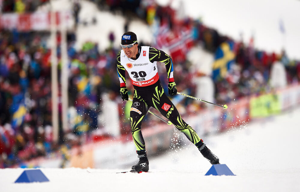 25.02.2015, Falun, Sweden (SWE): Robin Duvillard (FRA)- FIS nordic world ski championships, cross-country, 15km men, Falun (SWE). www.nordicfocus.com. © NordicFocus. Every downloaded picture is fee-liable.