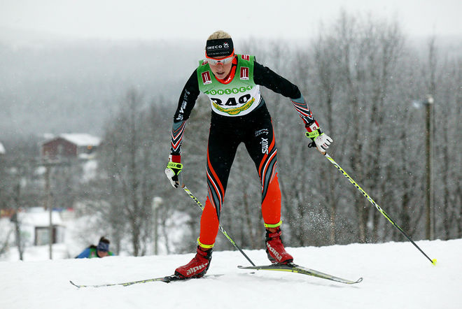 MARIA GRÄFNINGS åkte in bland dom 10 bästa i nord-finska Muonio under lördagen. Foto/rights: MARCELA HAVLOVA/sweski.com