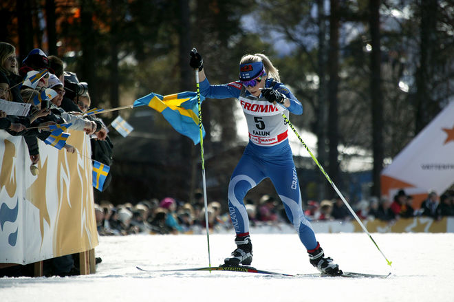RIIKKA SARASOJA-LILJA lägger av efter den här säsongen. Hon tog ett VM-brons i teamsprint från 2013. Foto/rights: KJELL-ERIK KRISTIANSEN/sweski.com