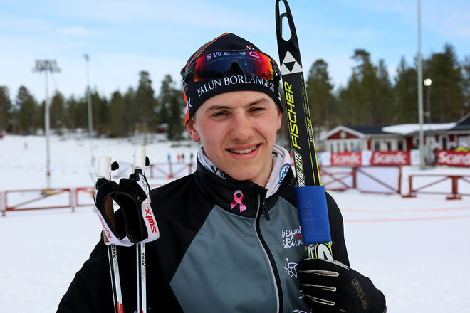 ANTON HEDLUND har missat nästan hela säsongen, men nu är Falun-Borlänges JVM-åkare från förra säsongen äntligen tillbaka i tävlingsspåret. Foto/rights: KJELL-ERIK KRISTIANSEN/sweski.com