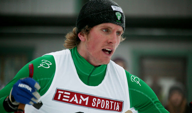 EMIL JOHANSSON, i Sverige tävlande för IK Jarl Rättvik var stark 4:a i US Super Tour-sprinten i Sun Valley, Idaho. Foto: KJELL-ERIK KRISTIANSEN