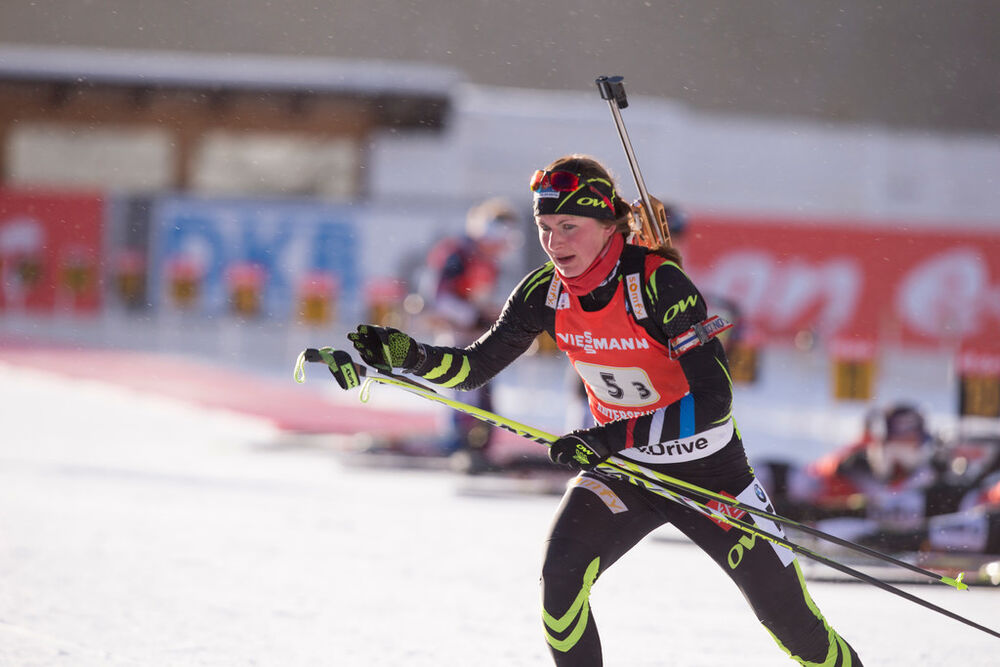 25.01.2015, Antholz, Italy (ITA): Justine Braisaz (FRA)- IBU world cup biathlon, relay women, Antholz (ITA). www.nordicfocus.com. © Manzoni/NordicFocus. Every downloaded picture is fee-liable.