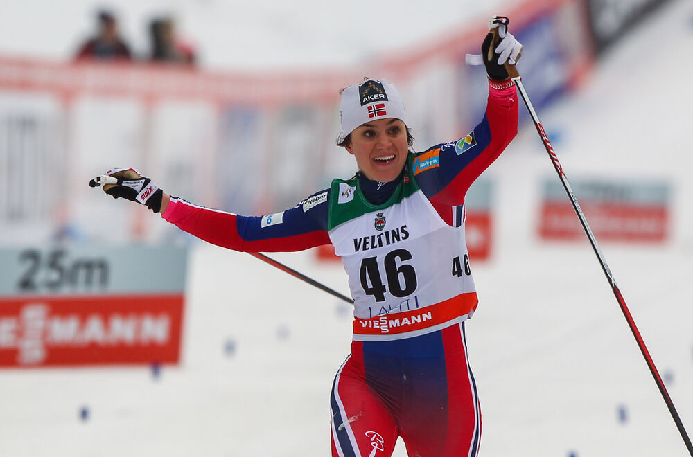 08.03.2015, Lahti, Finland (FIN): Heidi Weng (NOR), Madshus, Swix, Rottefella- FIS world cup cross-country, 10km women, Lahti (FIN). www.nordicfocus.com. © Laiho/NordicFocus. Every downloaded picture is fee-liable.