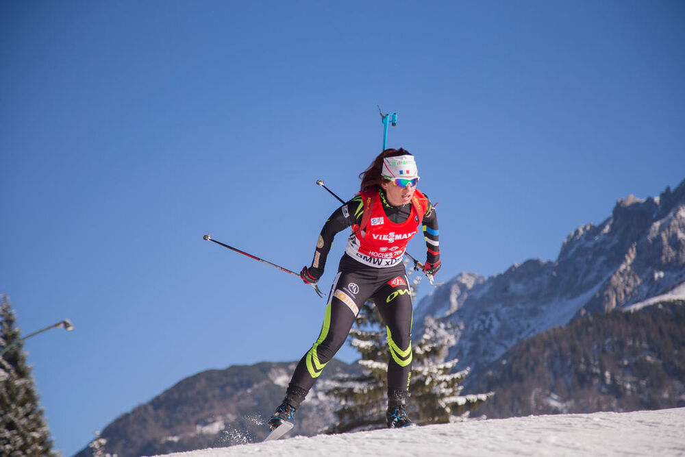 12.12.2014, Hochfilzen, Austria (AUT): Sofie Boilley (FRA)- IBU world cup biathlon, sprint women, Hochfilzen (AUT). www.nordicfocus.com. © Manzoni/NordicFocus. Every downloaded picture is fee-liable.