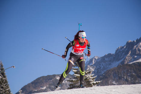 12.12.2014, Hochfilzen, Austria (AUT): Sofie Boilley (FRA)- IBU world cup biathlon, sprint women, Hochfilzen (AUT). www.nordicfocus.com. © Manzoni/NordicFocus. Every downloaded picture is fee-liable. NordicFocus 12.12.2014, Hochfilzen, Austria (AUT): Sofie Boilley (FRA)- IBU world cup biathlon, sprint women, Hochfilzen (AUT). www.nordicfocus.com. © Manzoni/NordicFocus. Every downloaded picture is fee-liable.