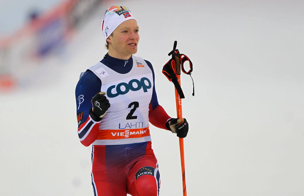 07.03.2015, Lahti, Finland (FIN): Eirik Brandsdal (NOR), Fischer, Alpina, Rottefella- FIS world cup cross-country, individual sprint, Lahti (FIN). www.nordicfocus.com. © Laiho/NordicFocus. Every downloaded picture is fee-liable.