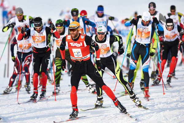 18.01.2015, Lienz, Austria (AUT): Benoit Chauvet (FRA)- FIS Marathon Cup Dolomitenlauf, Lienz (AUT). www.nordicfocus.com. © Felgenhauer/NordicFocus. Every downloaded picture is fee-liable. NordicFocus