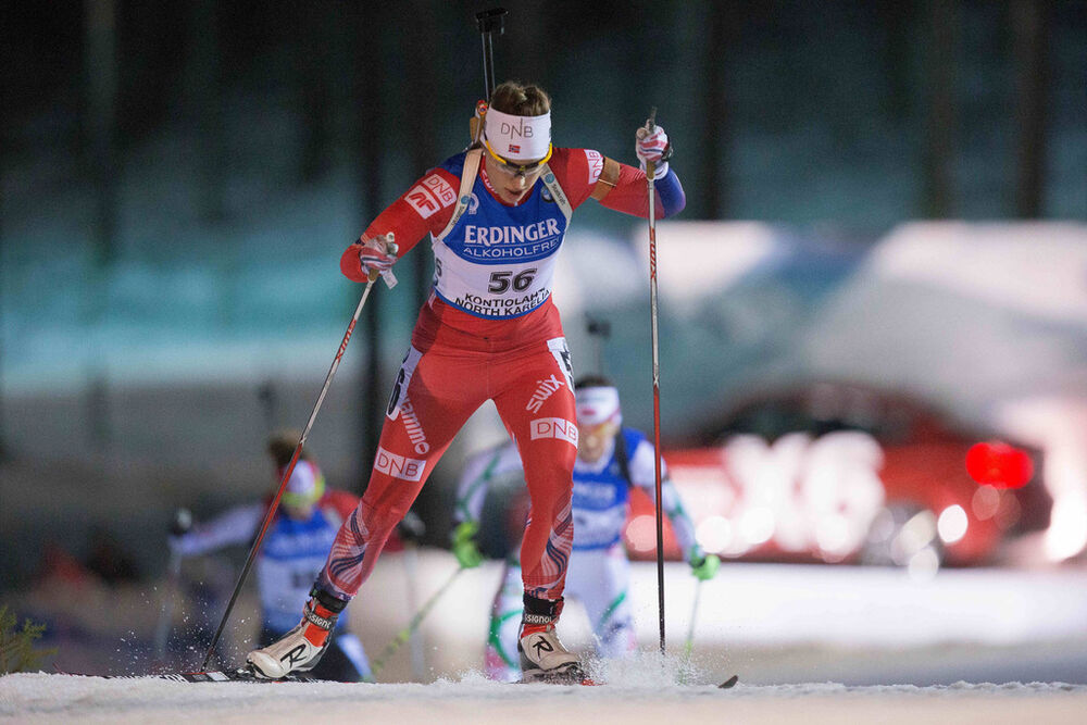 11.03.2015, Kontiolahti, Finland (FIN): Synnoeve Solemdal (NOR)- IBU world championships biathlon, individual women, Kontiolahti (FIN). www.nordicfocus.com. © NordicFocus. Every downloaded picture is fee-liable.